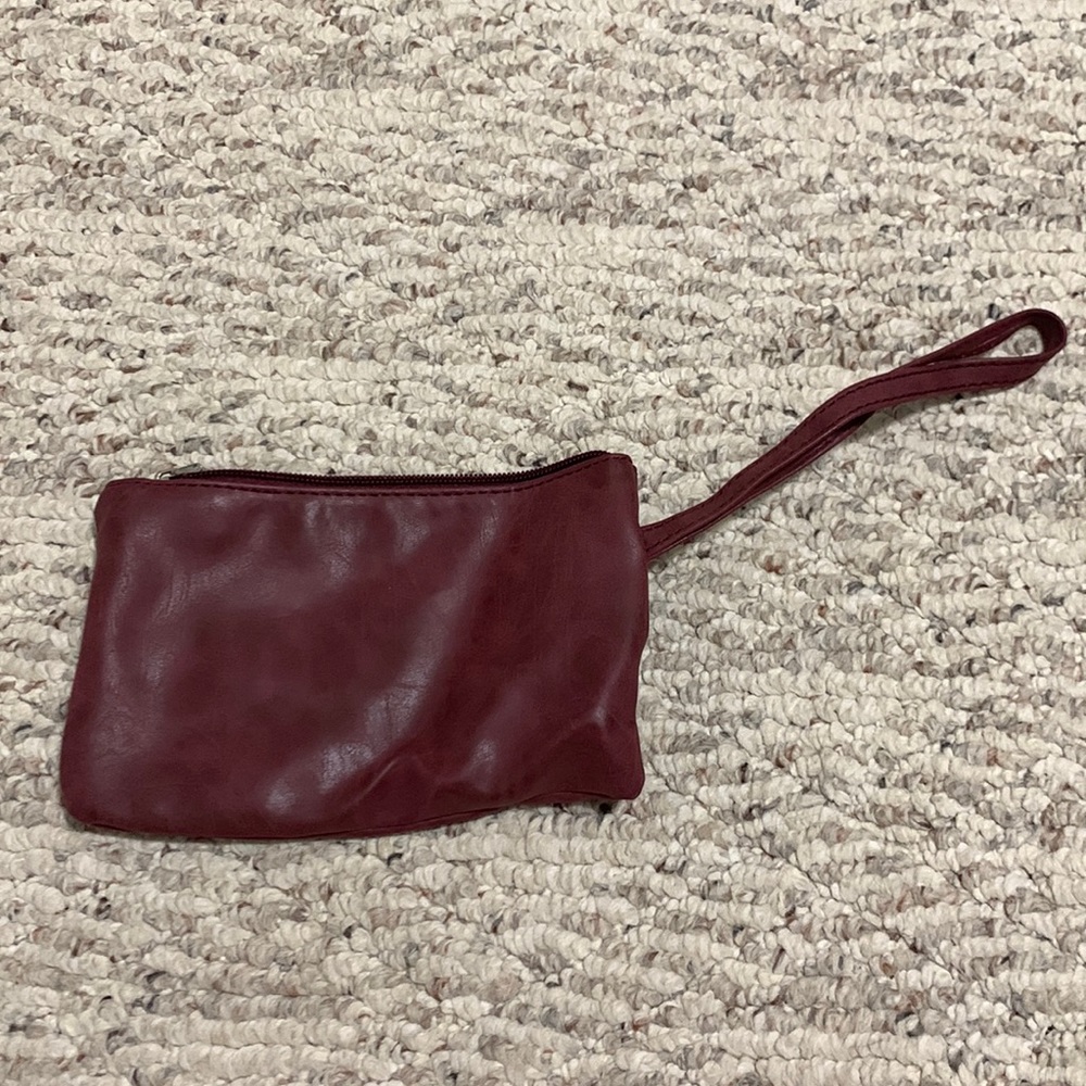 Maroon wristlet